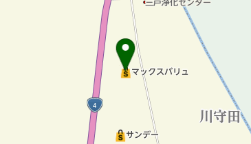 みずほ銀行 マックスバリュ三戸店出張所の地図画像