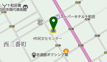 みずほ銀行 ミニストップ十和田中央店出張所の地図画像