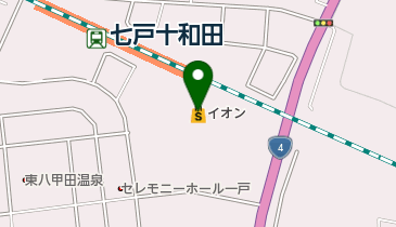 みずほ銀行 イオン七戸十和田駅前店出張所の地図画像