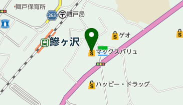 みずほ銀行 マックスバリュ鰺ヶ沢店出張所の地図画像