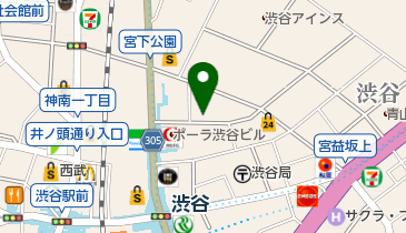 サンゴ堂の地図画像