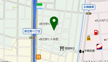 やきとり 那古ノ橋の地図画像