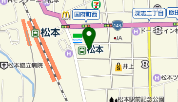 カフェ・ド・クリエ 松本駅前の地図画像