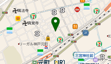 はらぺこ飯店の地図画像