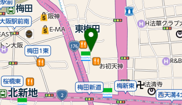 JIS UMEDA(ジス ウメダ)の地図画像