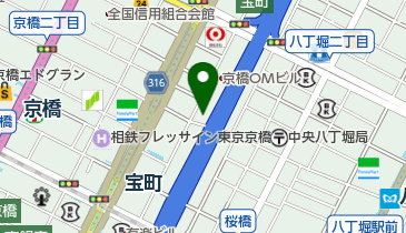 チャーボン多福楼 京橋店の地図画像