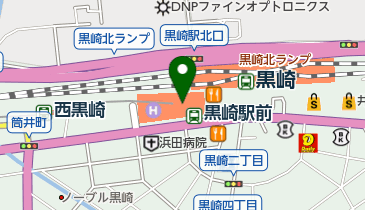 西部市税事務所の地図画像