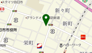 四日市市市民交流会館の地図画像