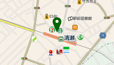 考えた人すごいわ 清瀬店の地図画像