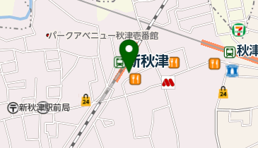 茂蔵 新秋津店の地図画像