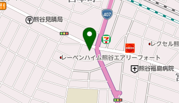 来来亭 熊谷店の地図画像