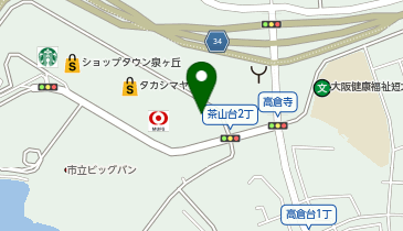 本きもの松葉 泉ヶ丘パンジョ店の地図画像