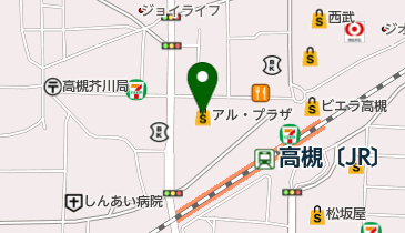 串家物語 アル・プラザ高槻店の地図画像