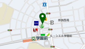 魚万 パラディ学園前店の地図画像