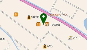 そろばん教室88(パチパチ)くん モラージュ菖蒲校の地図画像