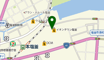 ワッツ 塩釜ザ・ビッグ店の地図画像