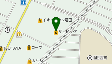 みずほ銀行 ザ・ビッグ酒田北店出張所の地図画像
