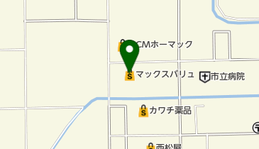 みずほ銀行 マックスバリュ寒河江西店出張所の地図画像