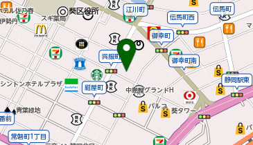UQスポット 静岡呉服町店の地図画像