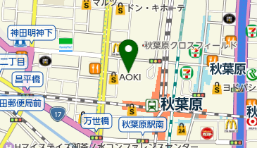 東京首都大学 秋葉原サテライトキャンパスの地図画像