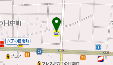みずほ銀行 ミニストップ仙台六丁の目店出張所の地図画像