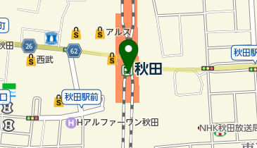 NEWDAYS(ニューデイズ) 秋田ぽぽろーど店の地図画像