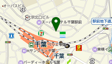 大原学園 千葉校の地図画像