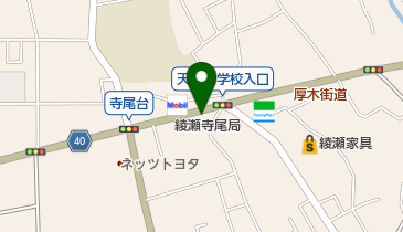 ファミリーホール綾瀬の地図画像