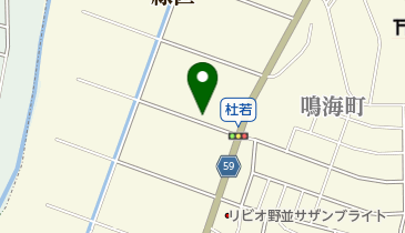 バッティングららら 緑店の地図画像