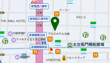 星乃珈琲店 心斎橋ジャパンライフ店の地図画像