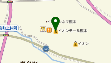 おもちゃのあおき イオンモール熊本店の地図画像