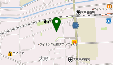 QBハウス(キュービーハウス) カナートモール住道店の地図画像