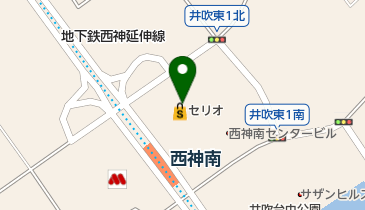 フミ美容室 Serio店の地図画像