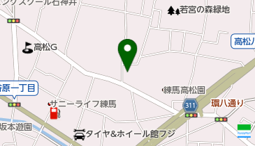 グランフォレスト 練馬高松の地図画像