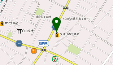 クスリのアオキ 城北店の地図画像