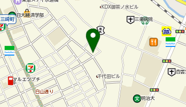 明治大学 現代マンガ図書館の地図画像