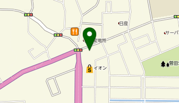 理容プラージュ イオン菅田前店の地図画像