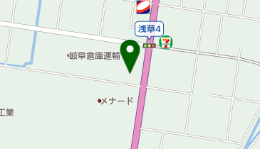 ダイソー ドン・キホーテ大垣浅草店の地図画像