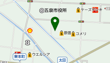 ダイソー 原信五泉ショッピングセンター店の地図画像