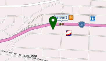 ダイナム 岐阜各務原鵜沼店 ゆったり館の地図画像