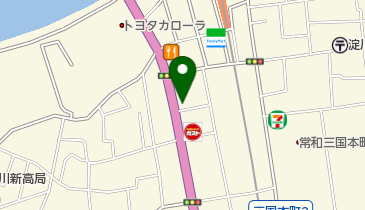 あお動物病院の地図画像