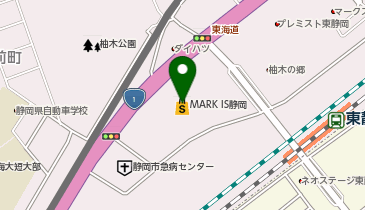 和真メガネ マークイズ静岡店の地図画像