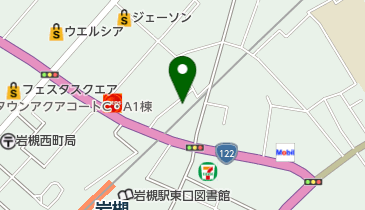 コロッケカフェふれあいの地図画像