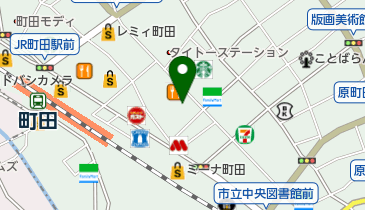 ライザップ町田店の地図画像