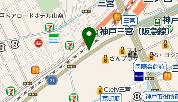 たい焼 サプリ 神戸 クロ鯛BIO(ビオ) 三宮店の地図画像