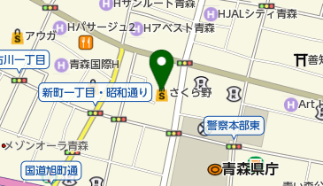 リエジュ さくら野百貨店青森本店の地図画像