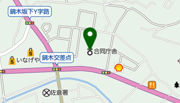 佐倉県税事務所の地図画像