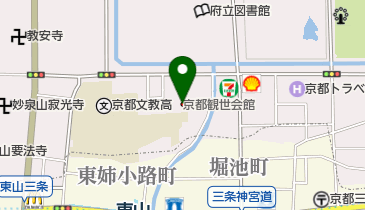 檜書店京都 観世会館売店の地図画像