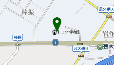トヨタ博物館 ミュージアムショップの地図画像