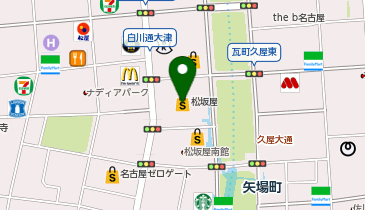 Bells Fleurs Tokyo(ベル フルール トウキョウ) 松坂屋名古屋店の地図画像